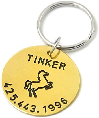Custom Horse Tag, Personalized Pet Tag, Horse ID Tag, Custom Pet Tag, Gift for Horse Lover &amp; Rider