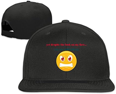 Ghtrh Yet Despite The Look On My Face Musician Cap Unisex Cotton Hat For Men &amp; Women Black