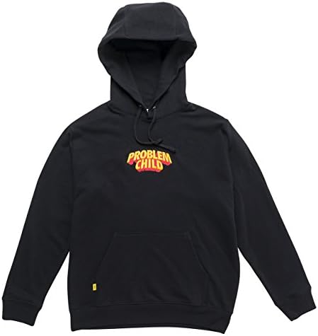 Problem Child Women's Print Hoodie Pullover Sweatshirt With Kangaroo Pocket Fleece Hooded Black S