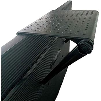 YOKEPO 6-Inch Wide Platform Solid Screen Shelf Adjustable Mount Desktop PC Monitor Used to Place Cable Box Speakers Apple TV Playstation Camera Frames Remote - Black