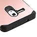 Alcatel One Touch Fierce XL Case, LUXCA [Shock-proof] Hybrid Dual Layer [Slim Fit] Defender Protective Case Cover for Alcatel One Touch Fierce XL (Rose Gold)