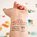 Personalized Gay Bachelorette Party Temporary Tattoos