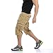 SHIDBA Men's Casual Solid Multi Pockets Cargo Shorts New Fashion Capri Pants Slim Fit