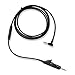 Bingle Replacement Audio Extension Cable Cord Compatible with Bose QuietComfort 15, QuietComfort 2, QC15, QC2 Headphones with Upgraded Inline Mic Remote Control (Black)