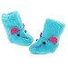 Jili Online Lovely Rabbit Pattern Plush Snow Boots Shoes for 12'' Blythe Dolls BJD Doll Costume ACCS Blue