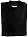 Good Life 100% Cotton Mock Turtleneck Shirt Short Sleeve Pre-Shrunk (XL, Black)