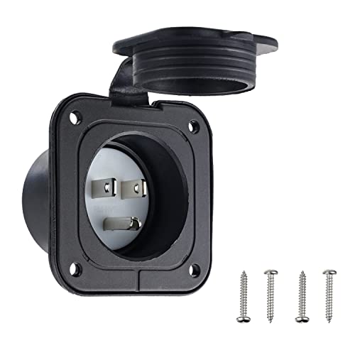 Mua EPLZON 15 Amp 125VAC RV Electrical Outlet Shore Power Inlet 2 Pole