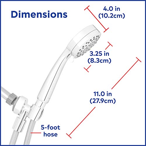 Waterpik High Pressure Shower Heads with Handheld PowerSpray+