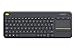 Logitech K400+ Keyboard, UK Wireless Touch, Black, 920-007143 (Wireless Touch, Black)