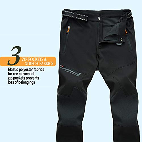 Men’s Hiking Pants QuickDry Water Resistant Reinforced Knee