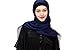 Uphily Lightweight Muslim Hijab Cap Chiffon Islamic Hijab Long Scarf Head Shawl