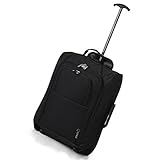 5 Cities 21 Inch Carry On Wheeled Travel Trolley Bag