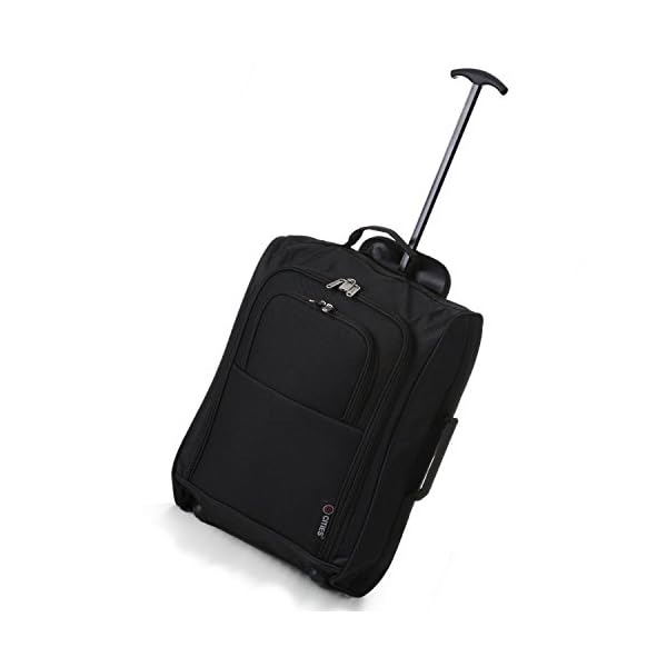 Ryanair 55x40x20 Trolley Bagaglio a Mano e 35x20x20 Borsa da Viaggio  Nero/Nero 42L Valigeria Bagaglio a mano berjaya.edu.my