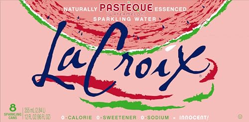 LACROIX SPARKLING WATER, PASTEQUE (WATERMELON), 12 FL OZ (PACK OF 8)