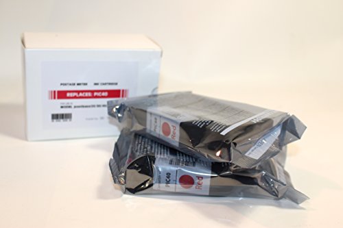 FP PIC40 High Capacity Postbase Ink Cartridge Set. Compatible with #58.0052.3028.00