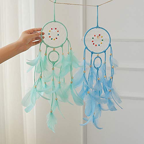 FeiliandaJJ-Traumfnger-Nachtlicht-Feder-Nachtlichter-Wand-Hngend-Home-Decor-Nacht-Lampe-fr-Kinder-Baby-Schlafzimmer-Wohnzimmer-Geburtstag-Geschenk-Grn