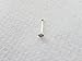 Nose Stud 1.5mm/ 925 Silver Nose Stud with Ball End/ Indian Nose Stud/ Tiny Tragus Stud/ 22 Gauge Nose Stud