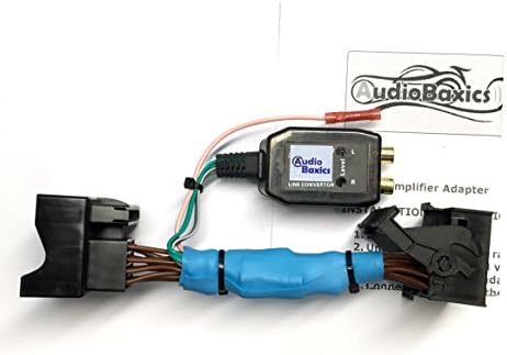 Add An Amp Amplifier Adapter Interface to Factory Car Stereo Radio System for Subwoofer, etc. for BMW: 2002-2005 3 Series, 2002-2003 5 Series, 2004-2010 X3, 2000-2006 X5, 2003-2006 Z4, 2002-2006 Mini Cooper, 2008-2009 Pontiac G8, 2008-2009 Saturn Astra, VW Volkswagen: 2012-2015 Beetle, 2009-2014 CC, 2007-2011 EOS, 2003-2014 Golf / GTI, 2003-2015 Jetta, 2003-2015 Passat, 2004-2010 Touareg, 2009-2015 Tiguan