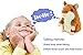 Wua Cute Mimicry Pet Talking Hamster Repeats What You Say Plush Animal Toy Electronic Hamster Mouse for Kids Birthday / Christmas Gift (Brown)