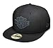 HARLEY-DAVIDSON Official Men's Tonal Bar & Shield Logo 59FIFTY Cap, Black