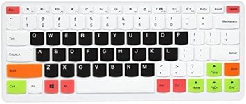 Amazon Com Leze Ultra Thin Silicone Keyboard Cover Skin Protector For Lenovo Ideapad 110 14 510s 14 Flex 4 14 Yoga 710 14 15 Yoga 910 14 Laptop White Black Home Audio Theater