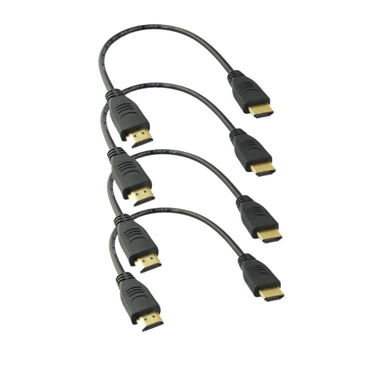 HDMI Male to Male Cable,LiKuCo 4Pack 8" 20CM High-Speed HDMI HDTV Cable - Supports Ethernet, 3D,1.4V (4Pack) — image 1