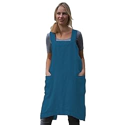 Women's Cross Back Pinafore Apron with Large