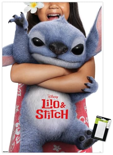 Disney Lilo & Stitch (2025) - Hug One Sheet Wall Poster, 34L" x 22.4W", Premium…