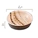 Naturally Chic Palm Leaf Bowls for Rabbits - 4 Inch Untreated Palm Leaf Mini Plates for Bunny, Chewable Treat Dish for Rabbits & Bunnies - 25 Pack Small Bamboo Like Plates