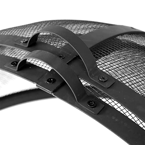 Sunnydaze EasyOpening Fire Pit Spark Screen Cover Accessory Outdoor