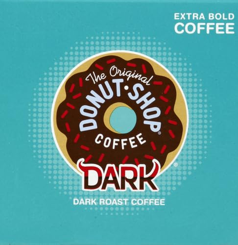 THE ORIGINAL DONUT SHOP DARK KEURIG SINGLE-SERVE K-CUP PODS, DARK ROAST COFFEE, 72 COUNT