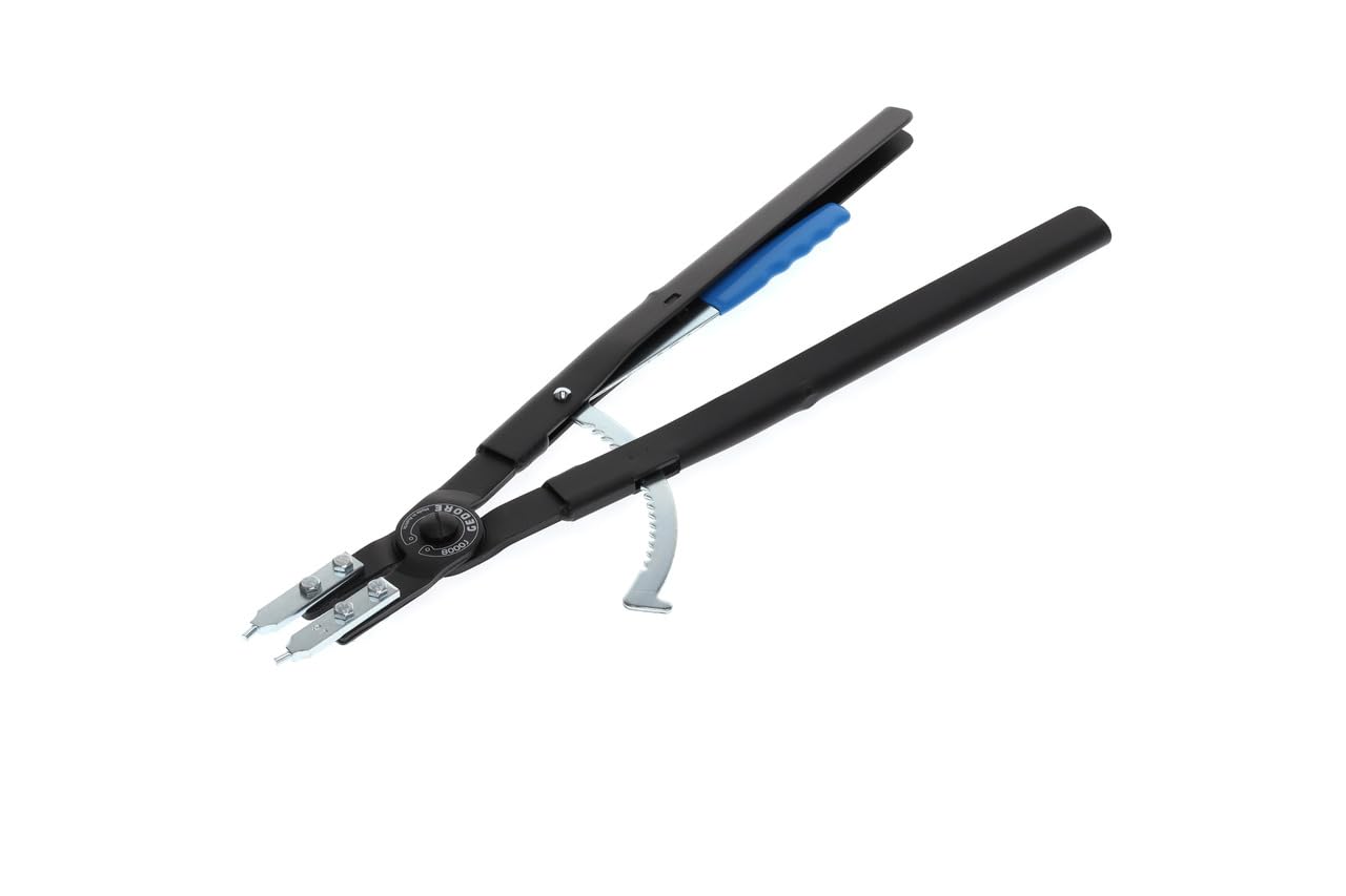 GEDORE Circlip pliers for inner circlips, With opening limiter/release lever, Straight jaws, Tip dia. 4.5 mm, 8000 J 6