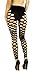 ToBeInStyle Women's Fishnet Slashed Leggings w/Footless Design - One Size - Black