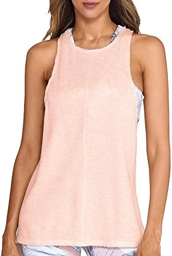 Vimmia Prep Racerback Tank, M, Heather Pink