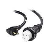 Cable Matters 3 Prong 50 AMP to 30 AMP RV Adapter (30 AMP to 50 AMP Twist Lock Adapter, RV Power Adapter) - 1.5 Feet (NEMA TT-30P to SS2-50R)