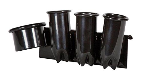 Black Metal Appliance Holder Rack By Standish Salon Goods/Holds Curling Irons, Flat Irons and Blow Dryers Hot Tools Holder Home or Salon & Spa Space Saver