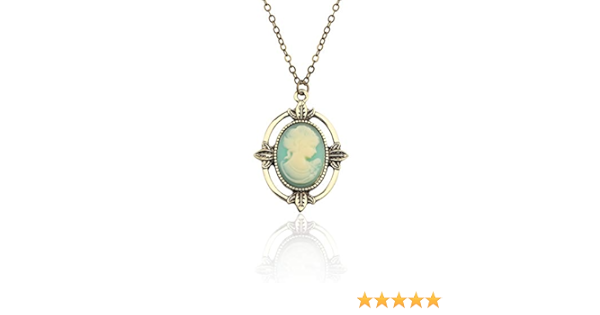 Amazon Com Chooro Katherine Pierce Cameo Necklace The Vampire Diaries Inspired Jewelry Gift For The Vampire Diaries Fans Katherine Pierce Cameo Necklace Clothing