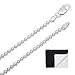 2mm Solid .925 Sterling Silver Ball Military Choker Chain Necklace, 18 inches