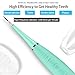 Household Electric Dental Calculus Remover Rechargeable Scraper Plaque Tartar Remover Teeth Cleaning Tools for Oral Care - Green