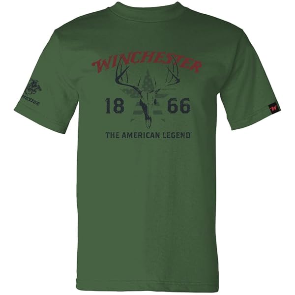 Winchester Classic Rider 1886 Logo Men's T-Shirt - Official Brand Graphic Tee For Casual Wear