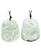 Dahlia Dragon/Phoenix Jade Pendant Necklace Genuine Certified Grade A Jadeite, 12