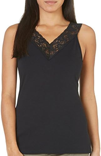 Bay Studio Reversible Lace Neckline Camisole X-Large Black