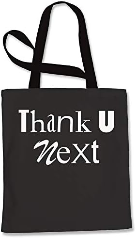 Tote Bag Thank U Next Grande Black Shopping Bag