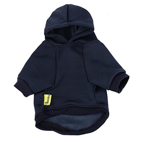 Iuhan Small Pet Dog Clothes Fashion Costume Puppy Cotton Blend T-Shirt Apparel (XS, Blue)