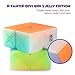 D-FantiX Qiyi Qidi S 2x2 Speed Cube Stickerless 2x2x2 Jelly Cube Puzzle for Kids