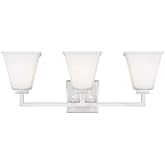 Sea Gull Lighting 4413703-962 Ellis Harper Three Light Bath Vanity Style Fixture, Brushed Nickel