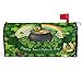 Wamika St. Patrick's Day Shamrock Clover Rainbow Mailbox Cover - Magnetic Leprechaun Hat Gold Coin Pot Horseshoe - Large Size 18
