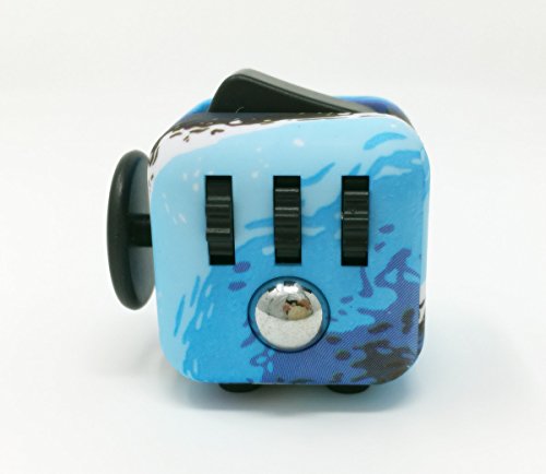 Gogopa Fidget Cube Toy for Relieves Stress & Anxiety (Ocean Blue, standard)