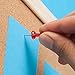 Mr. Pen - 640 Pc Push Pins, Thumb Tacks, 4 Colors, Steel, Perfect for Office, School, Bulletin Boards