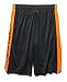 Under Armour Kids Boys' UA Eliminator Short, Black/Traffic Cone Orange, XS (7 Big Kids) X One Size